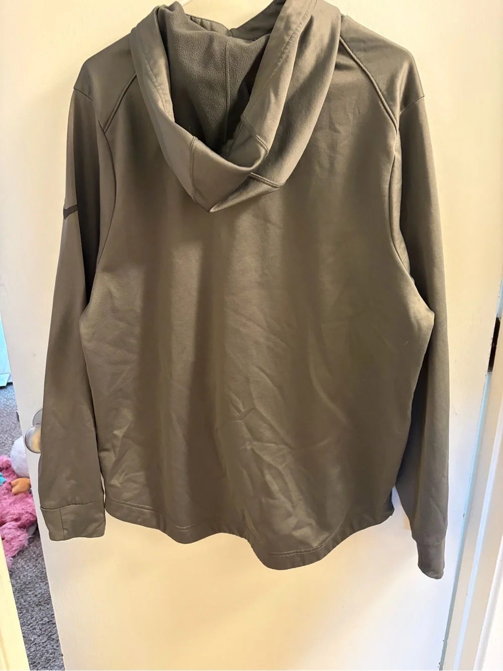 Nike Gray ELITE Hooded Performance Pullover